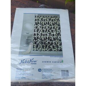 Nick & Nora Cow Hide Shower Curtain - 70"x72" -  Bovine Paradise